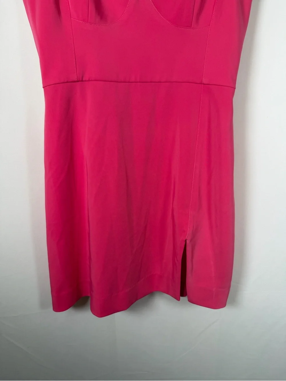 NBD Coquette Hot Pink Mini Dress with Sweetheart Neckline